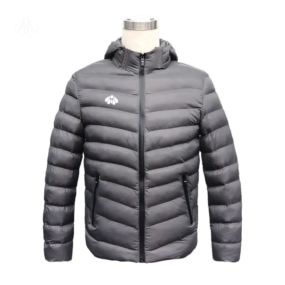 Top Quality Bubble Down Puffer Jacket Hombre Warm Thermal Breathable Hooded Fleece Men Winter Jackets Zipper