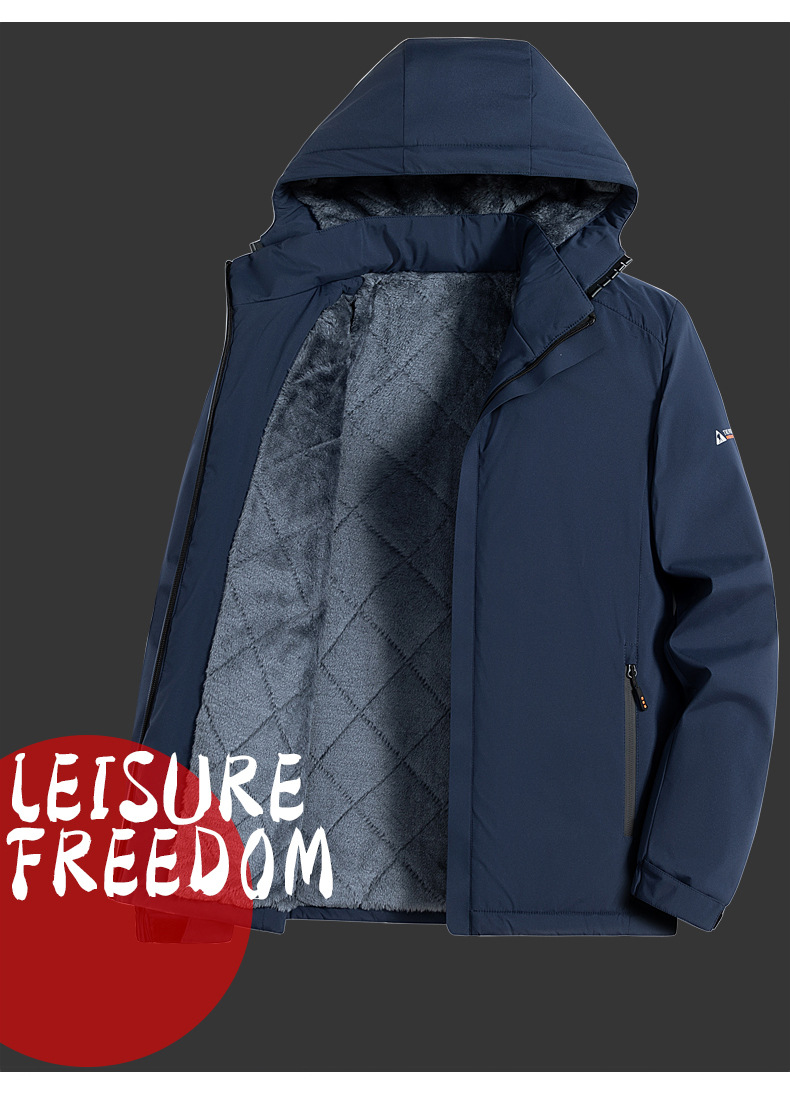 Custom Winter Men's Bomber Jacket full Size Breathable Fleece Knitted Fabric Top Quality Bubble Down Puffer Jacke