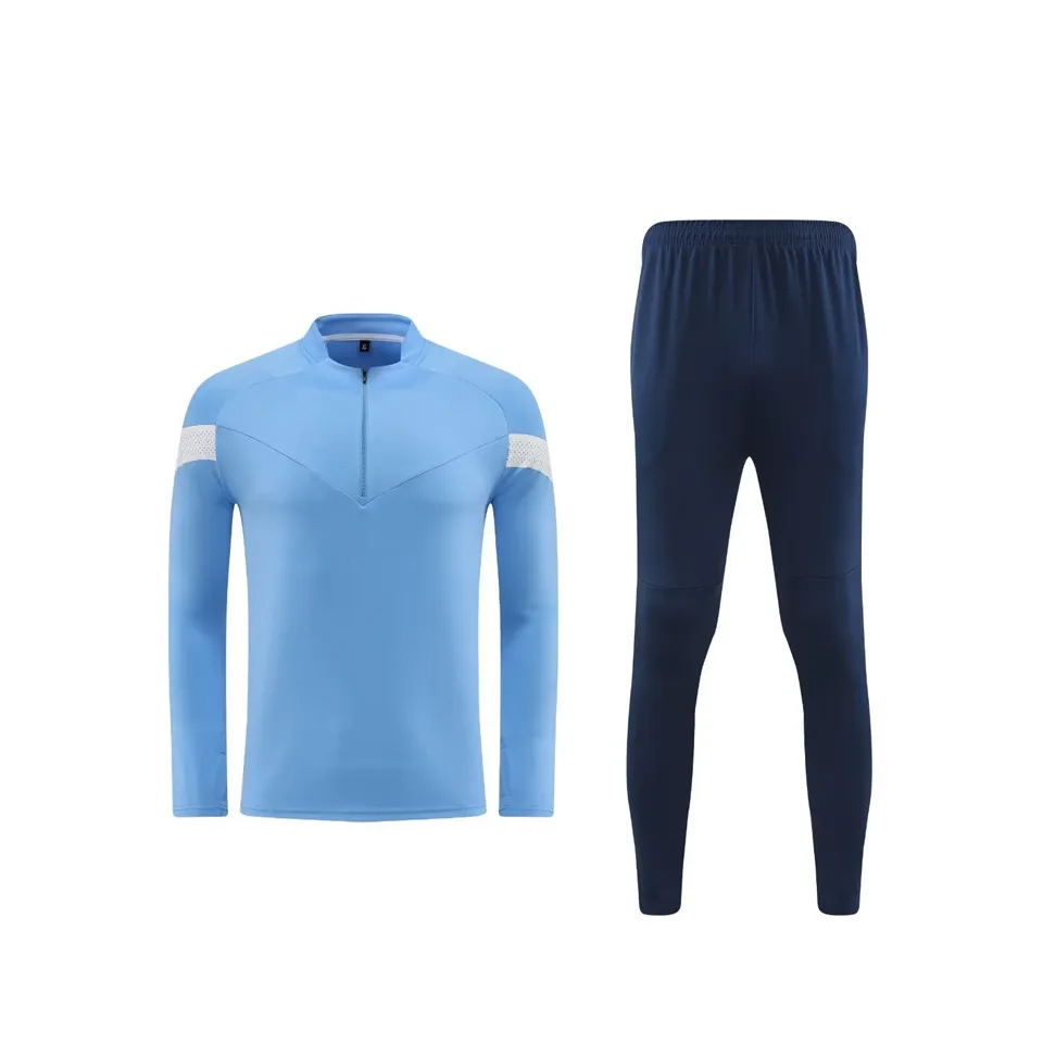 New Football Jersey Jacket Long Sleeve Training Jersey Pants Men's Fan track suits jogging suits