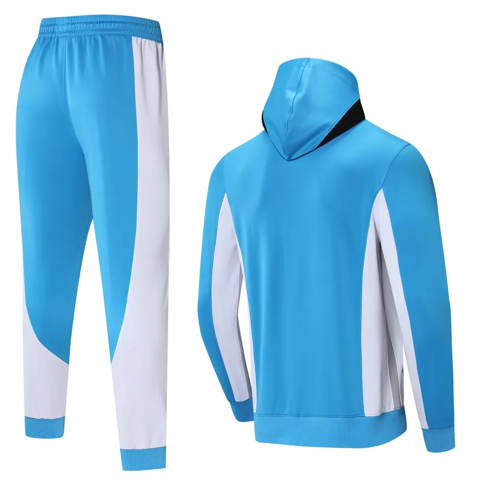 Men's Tracksuits Top Quality Mens Cotton Kit All Football Club Soccer Custom Training Football Tracksuit jogging wear