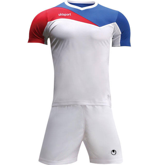 Fashion soccer wear Football Kits Full Set Soccer Kit Custom Soccer Jersey Quick Dry Football Shirt Men Soccer Wear