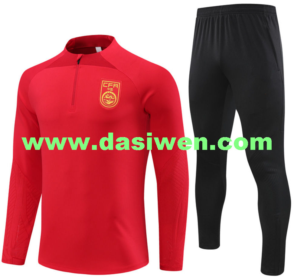 Long sleeve Tracksuits Top Quality Mens Cotton Kit All Football Club Soccer Custom Training Football Tracksuit jogging wear