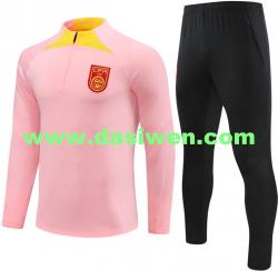 Long sleeve Tracksuits Top Quality Mens Cotton Kit All Football Club Soccer Custom Training Football Tracksuit jogging wear